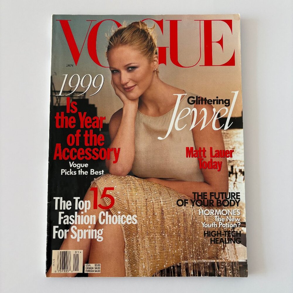 Vogue magazine January 1999 - Jewel